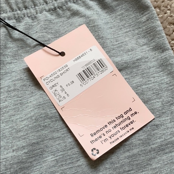 ❌SOLD❌ NWT Heather Grey Biker Shorts - Picture 7 of 7